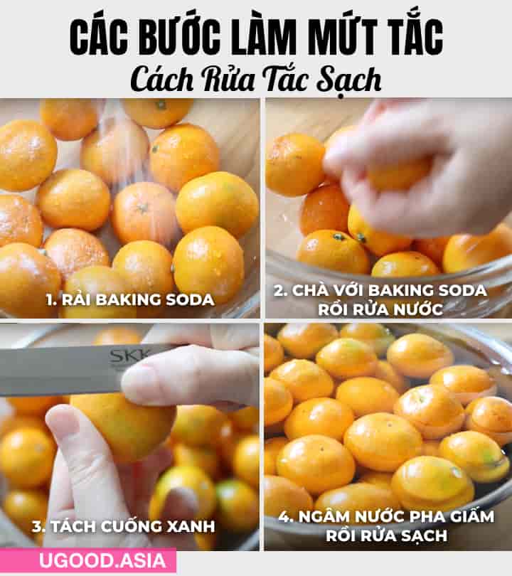 CÁCH LÀM MỨT TẮC (Quất) Nguyên Trái Tròn Đẹp Ít Ngọt