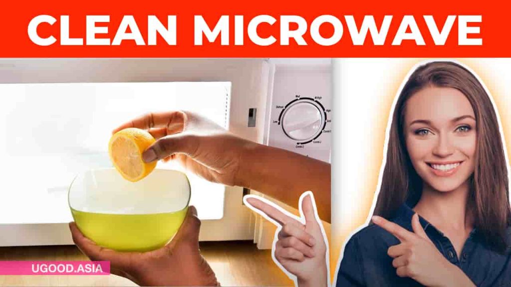 HOW TO CLEAN MICROWAVE WITH LEMON AND VINEGAR So Easy And Fast video