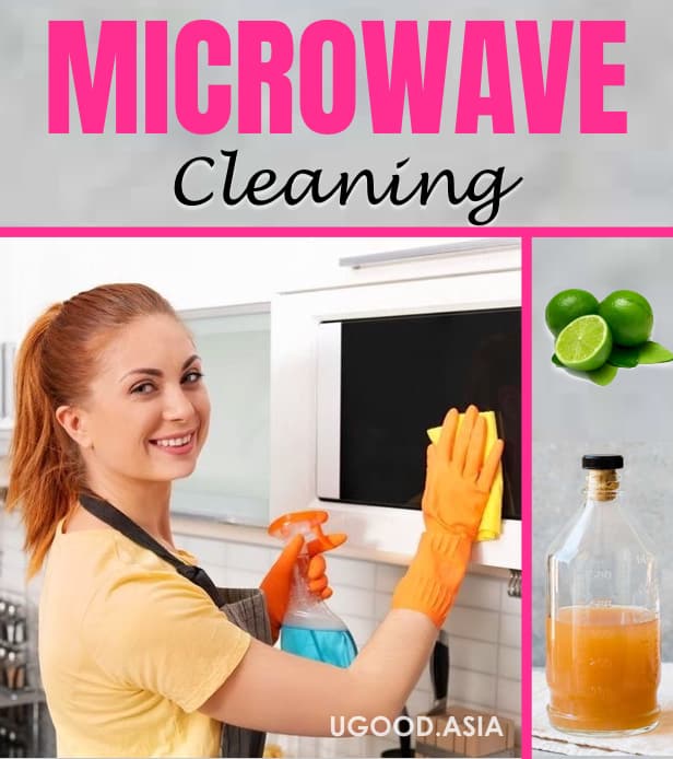 how to clean microwave with lemon and vinegar