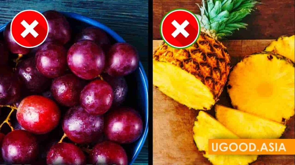 Grape and Pineapple diabetics should not eat