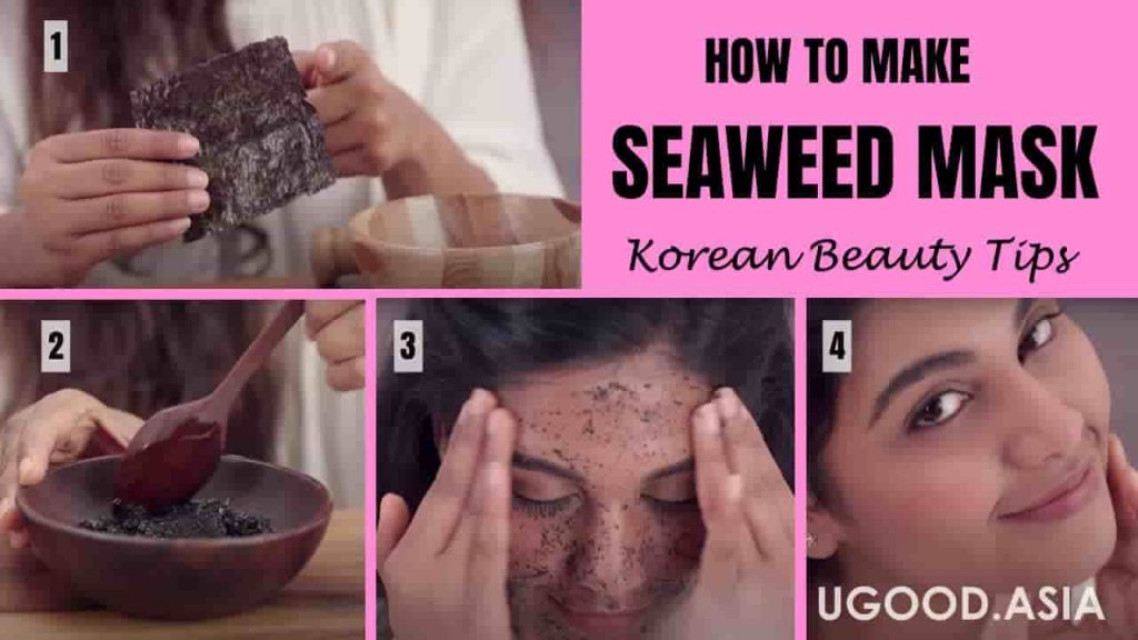 Seaweed mask bring great vitamins for your skin