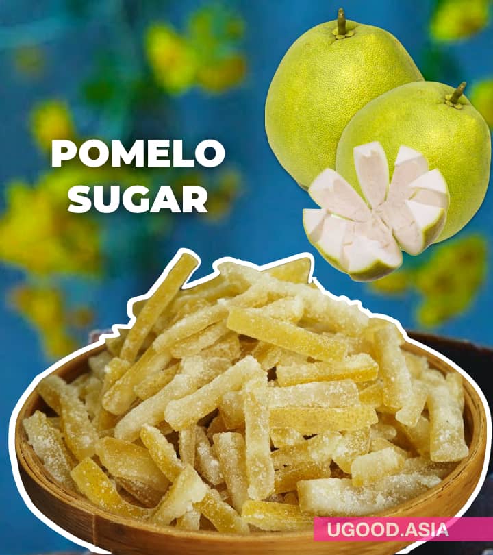 HOW TO MAKE POMELO PEEL SUGAR with less sweet