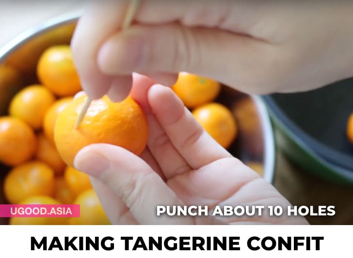 HOW TO MAKE Tangerine Confit (Or Kumquat) With Whole Fruit Shape And Less Swee