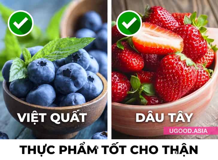 14 Thực Phẩm Tốt Cho Thận Và Giúp Thận Khỏe Mạnh