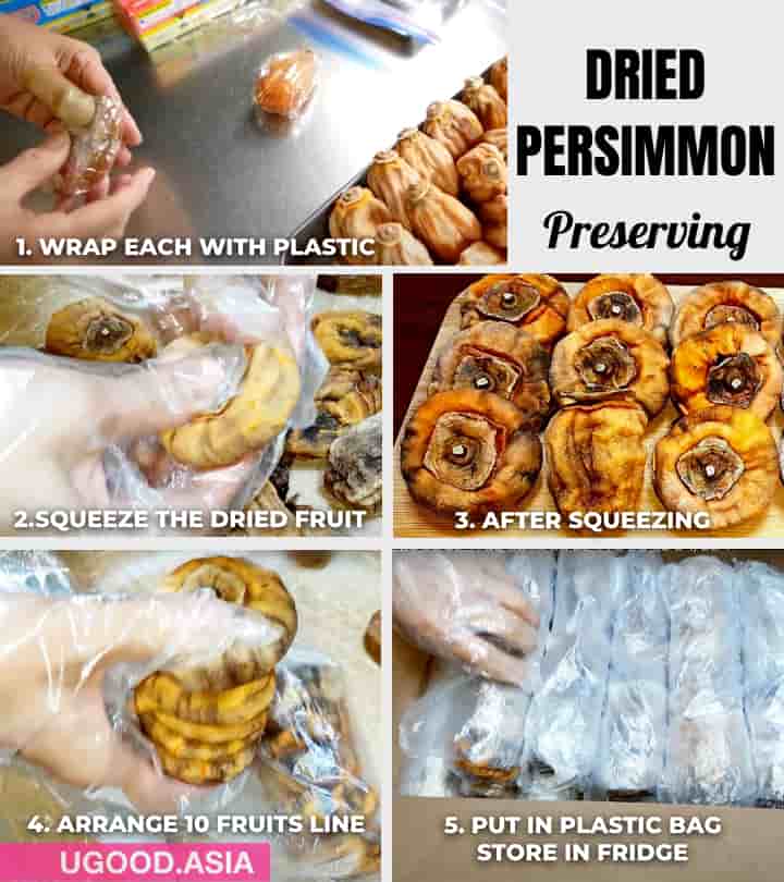 HOW TO MAKE JAPANESE DRIED PERSIMMON Whole Fruit Shape Sweet And Flexible Can Keep Long Time Not Moldy